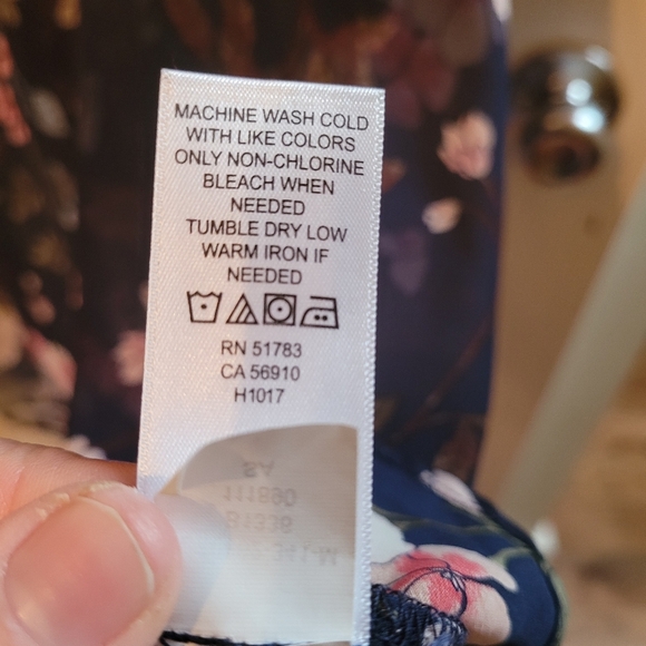 Maurices Floral Sheer Kimono Cold Shoulder - OS - Picture 5 of 7